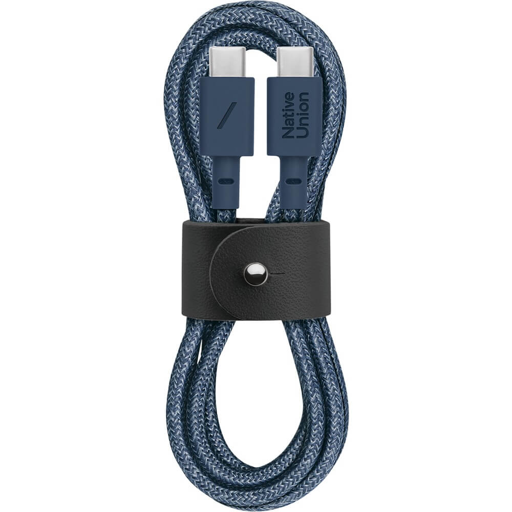 Кабель Native Union BELT-C-NAV-2-NP Belt Cable USB-C 1.2 м, синий